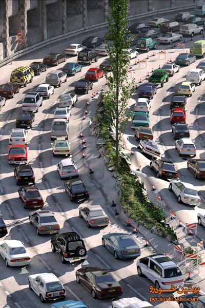 ترافیک پرحجم در محور فیروزکوه و هراز