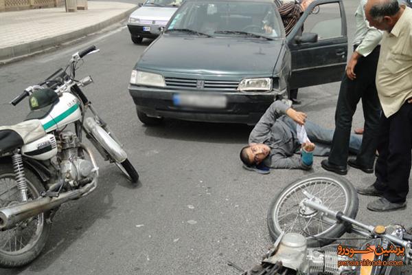 تصادف 100 هزار دلاری در تهران! 
