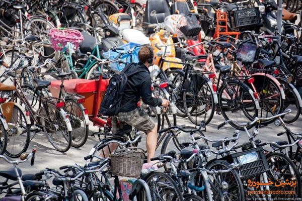 آمستردام، شهر دوچرخه ها +تصاویر