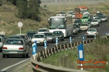 ترافیک سنگین در شمال و اصفهان