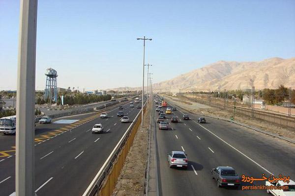 ترافیک نیمه سنگین در اطراف تهران