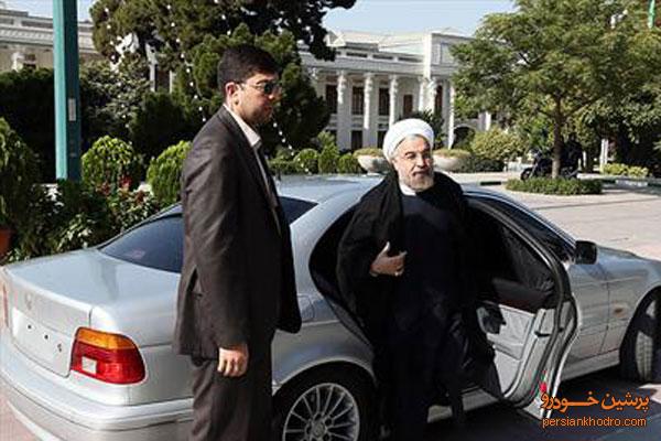 روحانی با این ماشین به مجلس رفت+تصویر