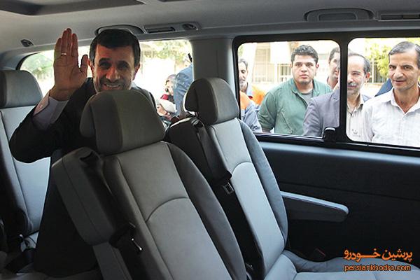 ماشین احمدی نژاد عوض شد+ تصویر