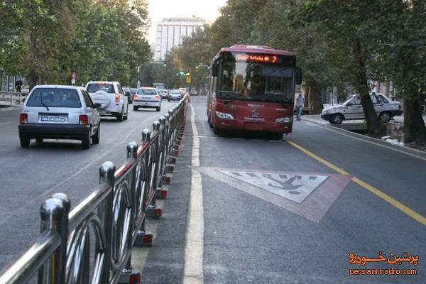 جریمه رانندگی در خطوط BRT چیست؟