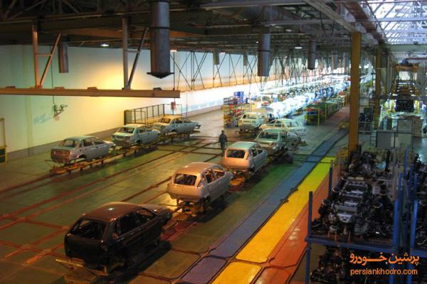 کاهش 22 درصدی تولید خودرو در سال 92