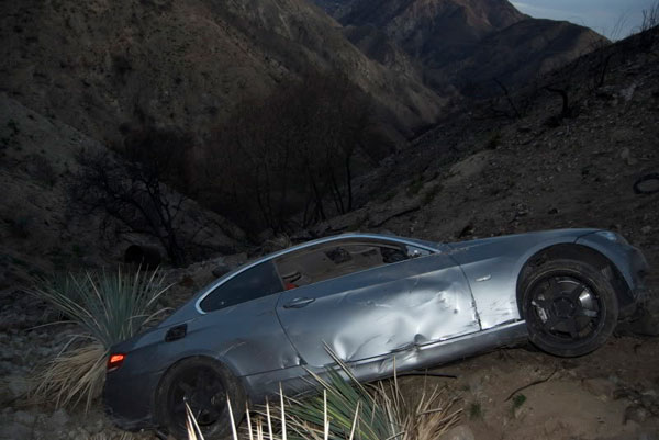 سقوط یک BMW 335i به دره+ تصاویر