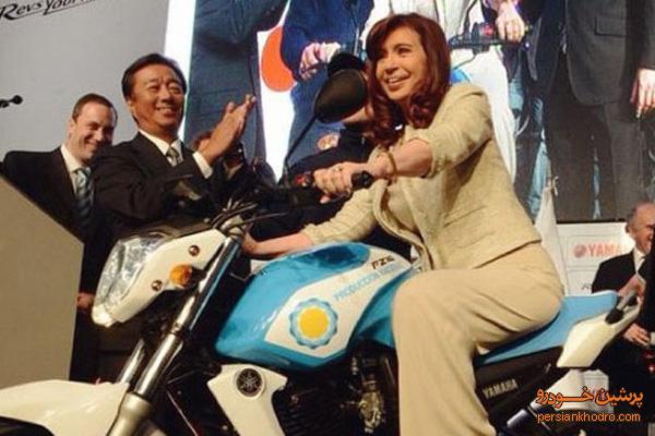 موتور سواری خانم رییس‌جمهور+عکس