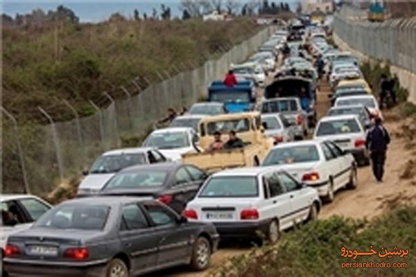 ترافیک سنگین در 40 کیلومتری مهران