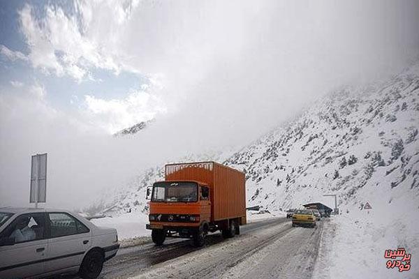 بارندگی در محورهای مواصلاتی ۶ استان