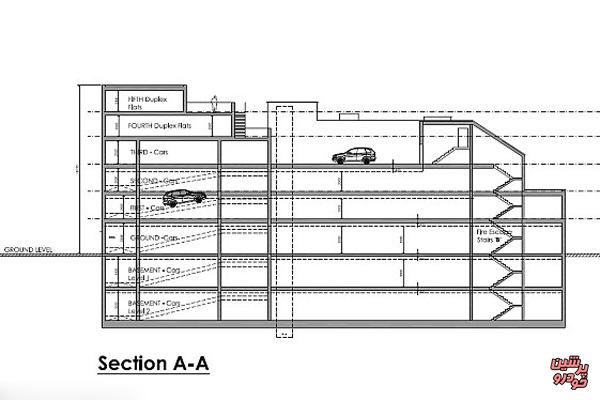 گاراژ چند طبقه حاکم دبی در لندن+تصویر