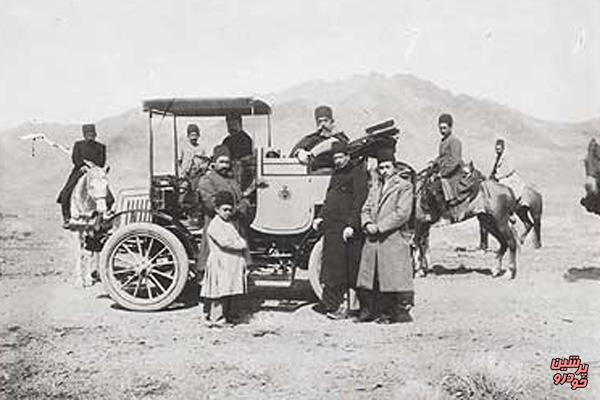 تصویر نخستین اتومبیل وارد شده به ایران