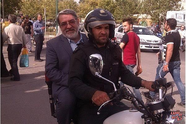 وزیر کشور ترک موتور پلیس 110+تصویر