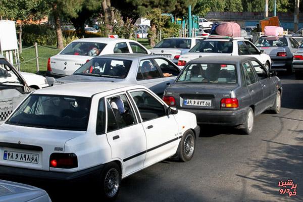 کاهش 10 درصدی تردد خودروها در تهران