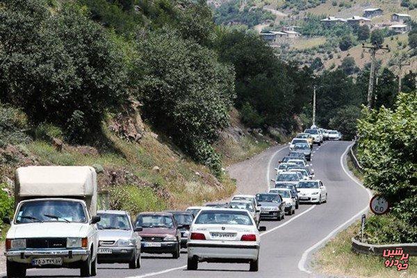 وضعیت ترافیک جاده‌های کشور