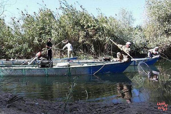 ماهیگیری با برق در ایران+عکس