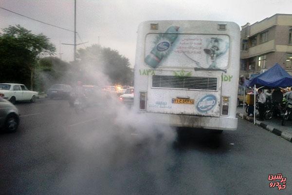 اتوبوس‌های دودزا فک پلاک می‎‌شود