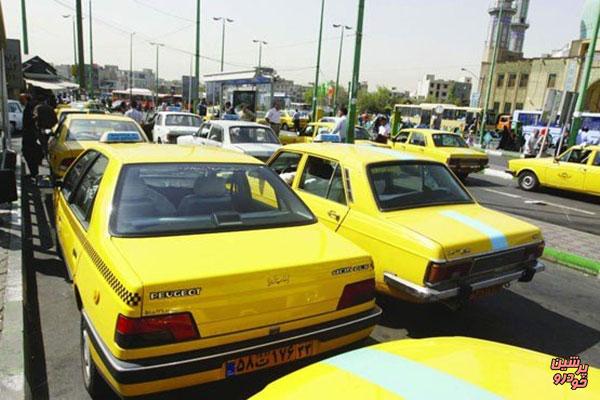 تجمع اعتراضی رانندگان تاکسی