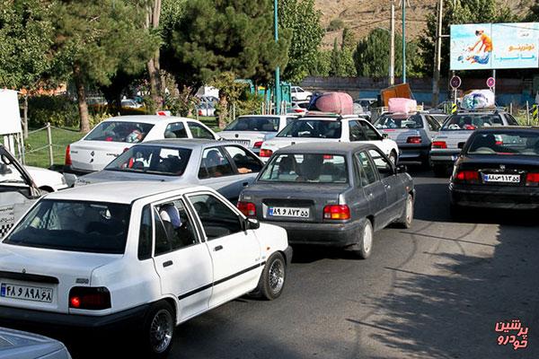 ترافیک سنگین در هراز و جاده چالوس 