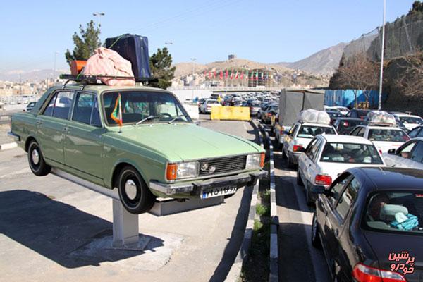 ترافیک سنگین در جاده کرج -چالوس