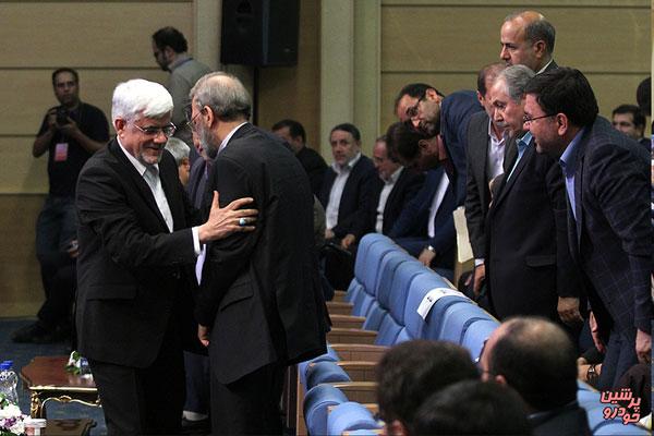 عارف ریاست لاریجانی را تبریک گفت