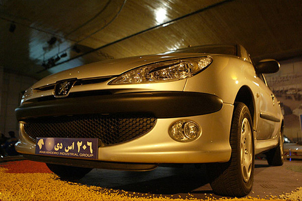 پژو 206 رکوردار تولید در ایران خودرو