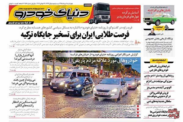 شماره 254 روزنامه دنیای خودرو روی پیشخوان