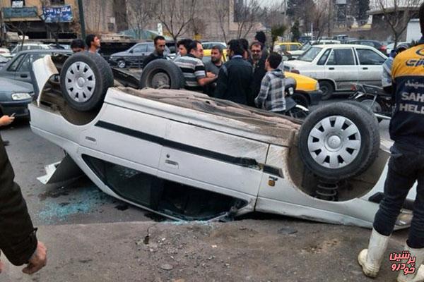 سهم 28 درصدی واژگونی در تصادفات