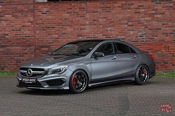 مرسدس بنز CLA 45 AMG با تیونینگ SR+تصاویر