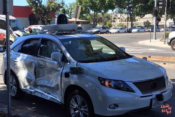 تصادف شدید خودروی خودران گوگل