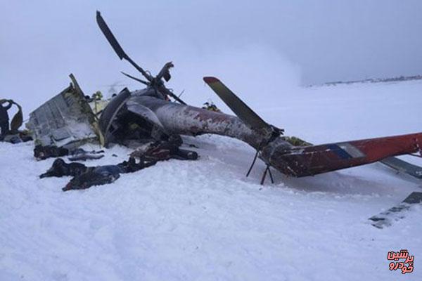 21 کشته در سقوط بالگرد روسی