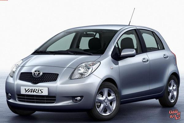 قیمت انواع محصولات تویوتا در  بازار
