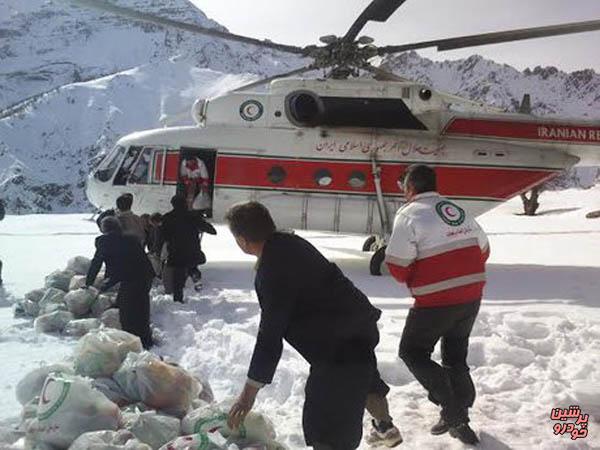 امدادرسانی به 93 خودروی گرفتار در برف و کولاک