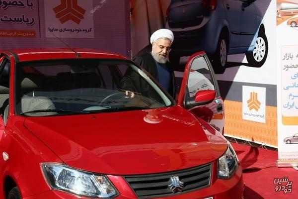 چرا روحانی با خودرو استارت زد؟