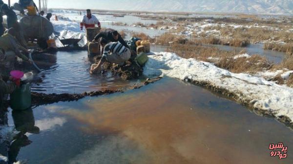 واژگونی تانکر حامل سوخت در نزدیکی دریاچه زریوار مریوان