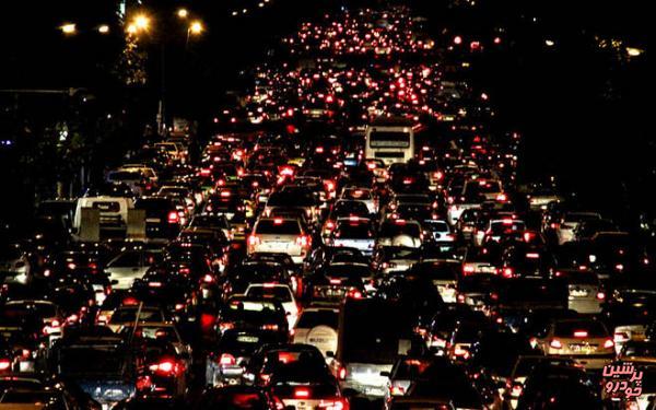ترافیک تهران با شیب تندی رو به افزایش است