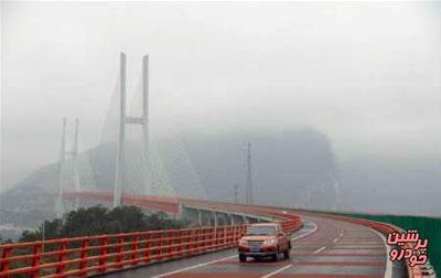 بزرگترین پل معلق جهان در چین ساخته شد+تصاویر