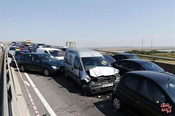 برخورد سه خودرو در اهواز یک مصدوم برجای گذاشت