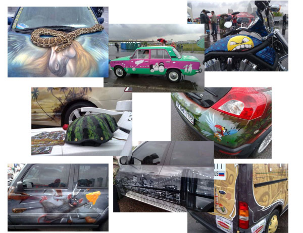 نقاشی روی خودروها (2) + تصاویر