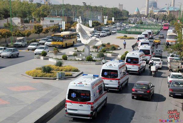 643 مآموریت اورژانس پیش‌بیمارستانی گیلان