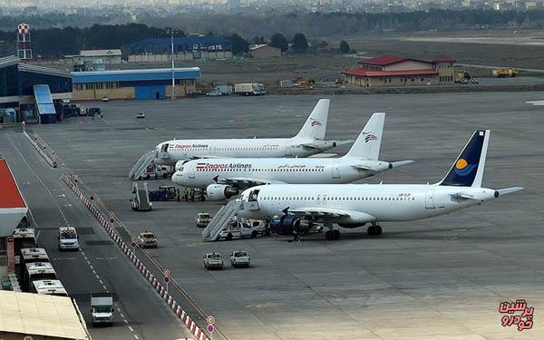 باند فرودگاه مشهد برای پروازهای خروجی باز شد