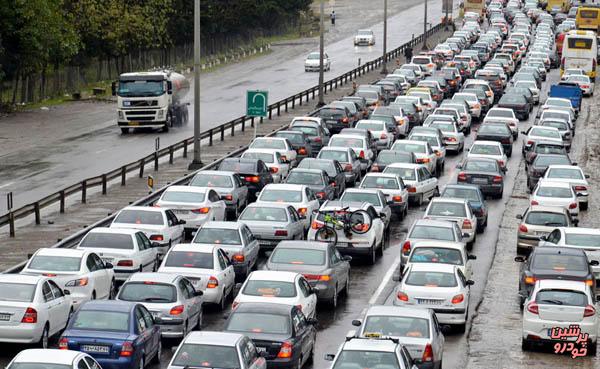 ترافیک سنگین در محدوده کرج به تهران