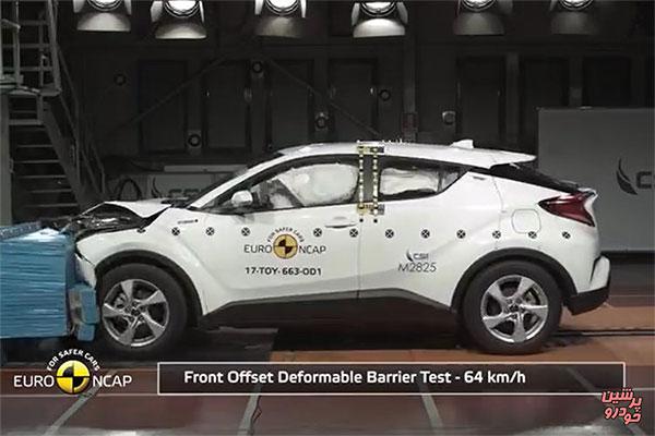 تویوتا C-HR ستاره های EURONCAP را درو کرد+جزئیات