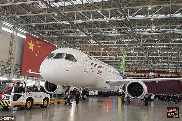 اولین هواپیمای مسافری چین آزمایش می‌شود
