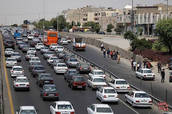 ترافیک نیمه‌سنگین در آزادراه‌های منتهی به تهران