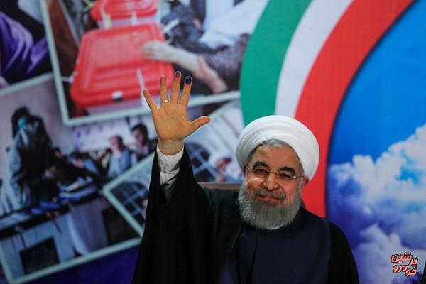 روحانی وارد ستاد انتخابات کشور شد