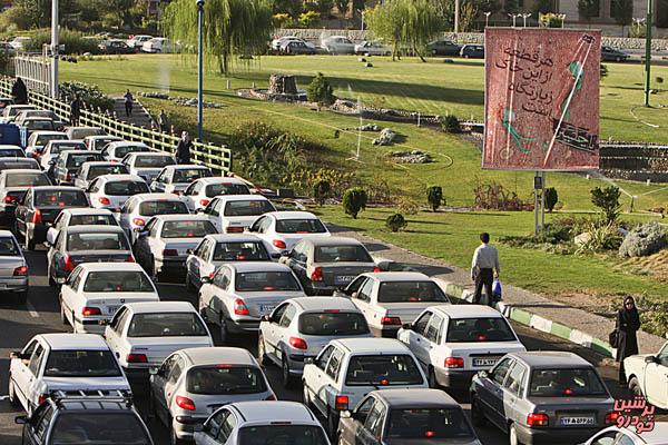 ترافیک پرحجم در مسیرهای منتهی به تهران