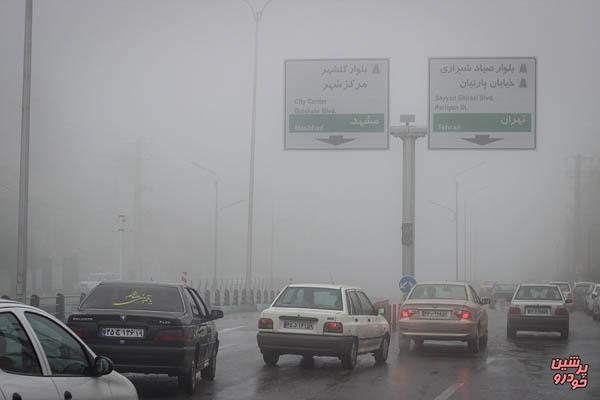 بارندگی در محورهای دو استان
