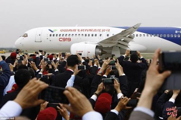 نخستین هواپیمای ساخت چین به پرواز درآمد