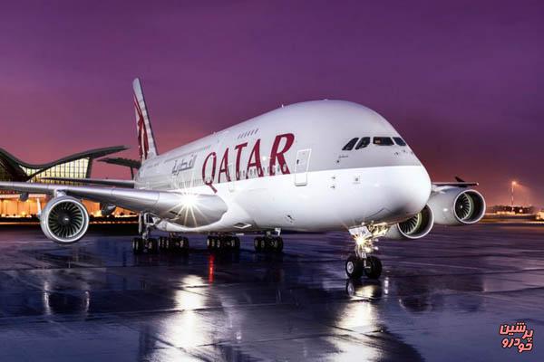 بیشتر هواپیماهای قطری از آسمان ایران عبور می کنند