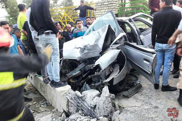 انحراف به چپ سوزوکی در جاده فیروزآباد ۴ کشته برجای گذاشت